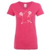 Women’s Glitter V-Neck T-Shirt Thumbnail